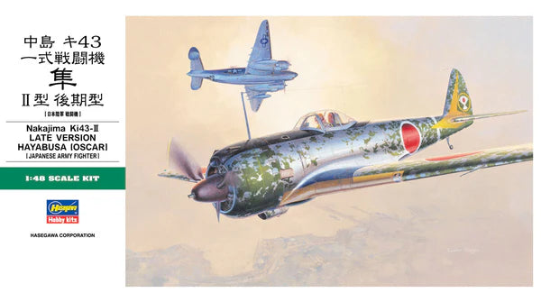 Hasegawa 9082 1/48 Nakajima Ki43-II Hayabusa "Oscar" (Late Version) Model Kit