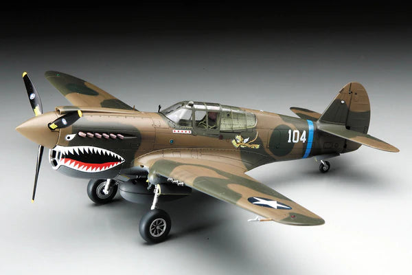 Hasegawa 9086 1/48 P-40E Warhawk (U.S. Army Air Force Fighter) Model Aircraft Kit
