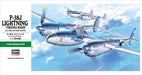 Hasegawa 9101 1/48 Lockheed P-38J Lightning 'Virginia Marie' Model Aircraft Kit