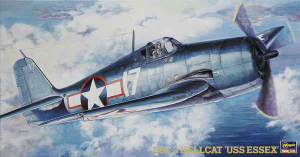 Hasegawa 9134 1/48 F6F-3 Hellcat "USS Essex" Model Aircraft Kit