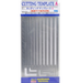 Hasegawa TP5 Trytool Cutting Template Set A (Straight Parallel Widths)