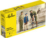 Heller 30323 1/35 French Tank Crew Figures Model Kit