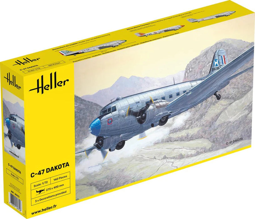 Heller 30372 1/72 Douglas C-47 Dakota Model Aircraft Kit