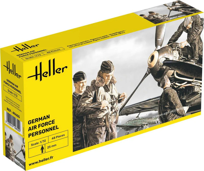 Heller 49655 1/72 German Air Force Personnel Figures Model Kit