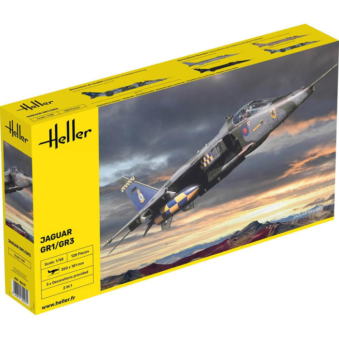 Heller 56427 1/48 Jaguar GR1/GR3 Model Aircraft Starter Set Kit