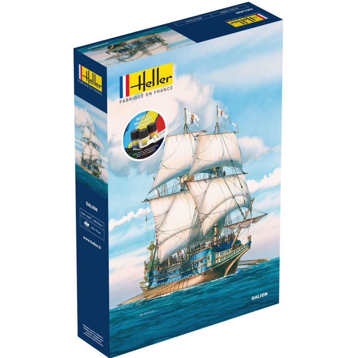 Heller 56835 1/200 Galion Model Ship Starter Set