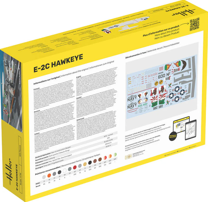 Heller 58300 1/72 E-2C Hawkeye Model Aircraft Starter Kit