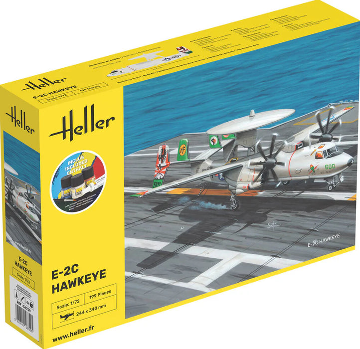 Heller 58300 1/72 E-2C Hawkeye Model Aircraft Starter Kit