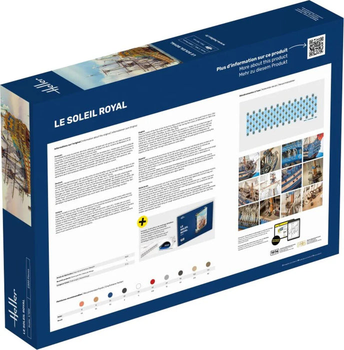 Heller 58899 1/100 Le Soleil Royal Model Ship Starter Kit