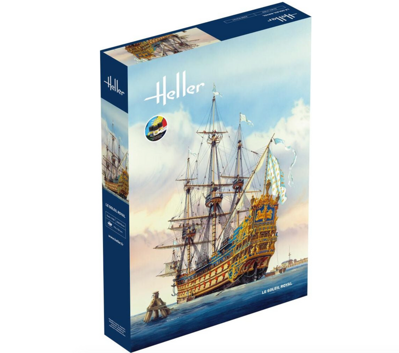 Heller 58899 1/100 Le Soleil Royal Model Ship Starter Kit