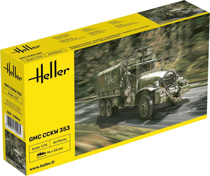 Heller 79996 1/72 GMC CCKW 353 Truck Model Kit