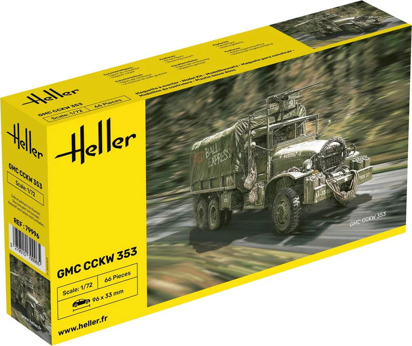 Heller 79996 1/72 GMC CCKW 353 Truck Model Kit