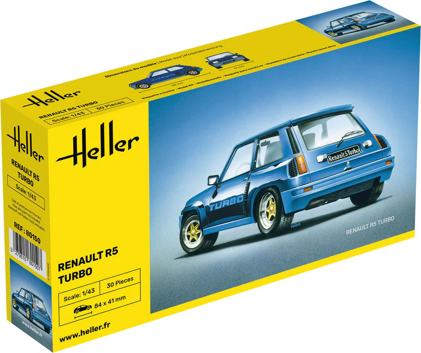 Heller 80150 1/43 Renault R5 Turbo Car Model Kit