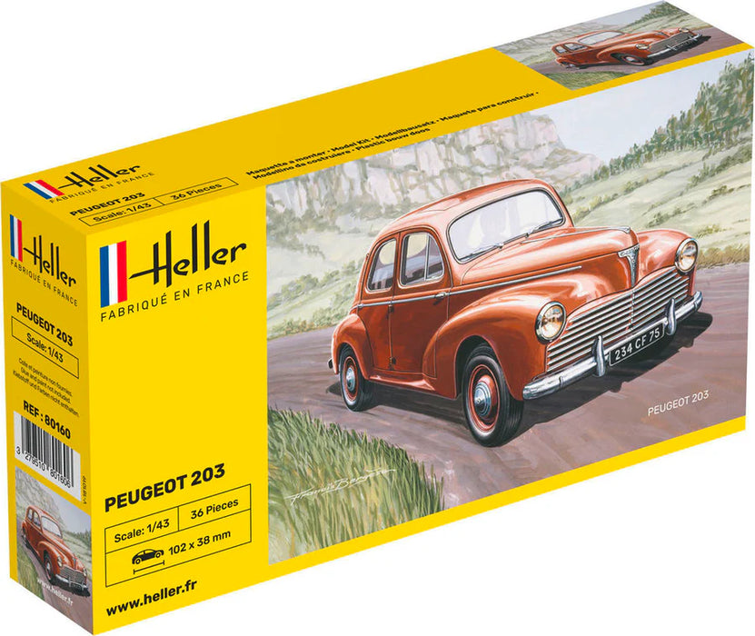Heller 80160 1/43 Peugeot 203 Car Model Kit