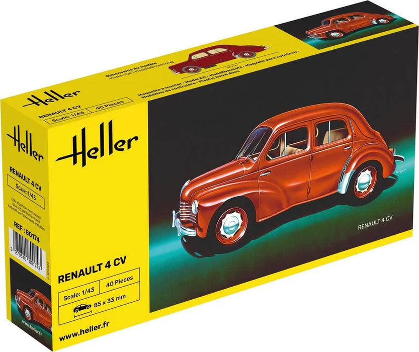 Heller 80174 1/43 Renault 4 CV Car Model Kit