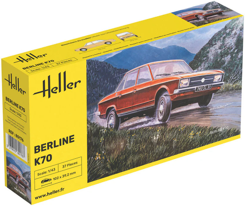 Heller 80176 1/43 Volkswagen Berline K70 Car Model Kit