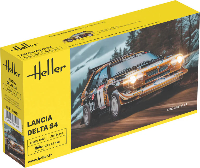 Heller 80177 1/43 Lancia Delta S4 Car Model Kit