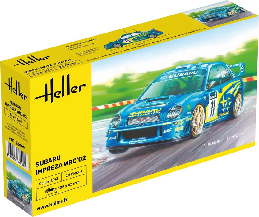 Heller 80199 1/43 Subaru Impreza WRC'02 Car Model Kit
