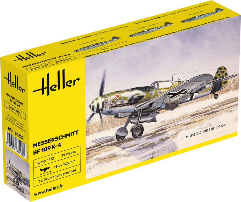 Heller 80229 1/72 Messerschmitt Bf 109 K-4 Model Aircraft Kit
