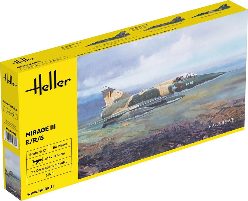 Heller 80323 1/72 Dassault Mirage III E/R/5 Model Aircraft Kit