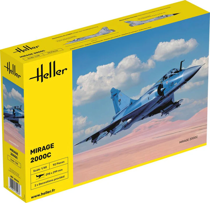 Heller 80426 1/48 Mirage 2000C Fighter Model Aircraft Kit
