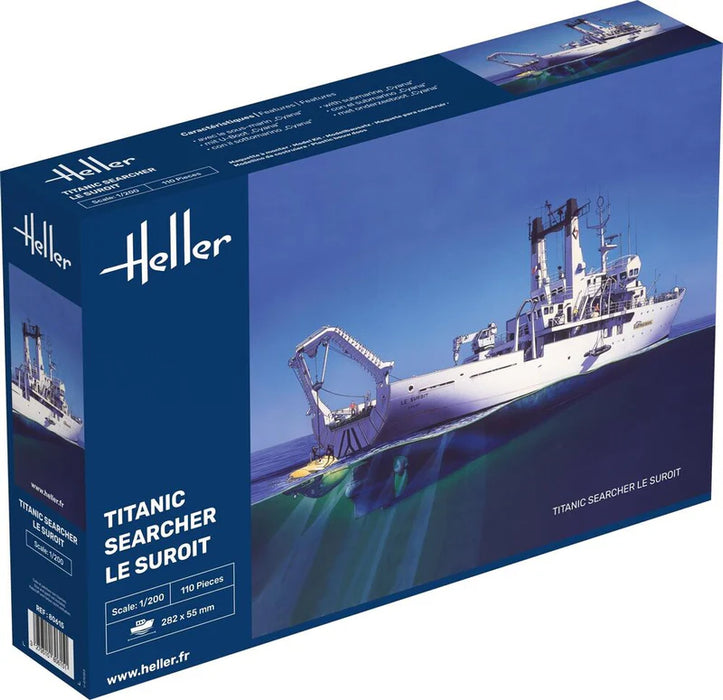 Heller 80615 1/200 Le Suroit Titanic Salvage & Research Ship Model Kit