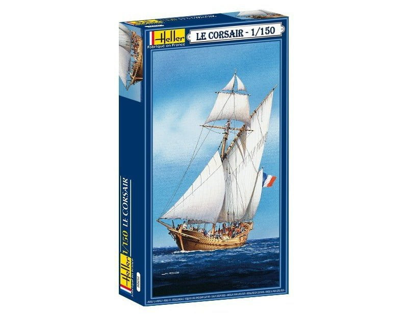 Heller 80616 1/150 Corsair Single Masted Sailing Ship Model Kit
