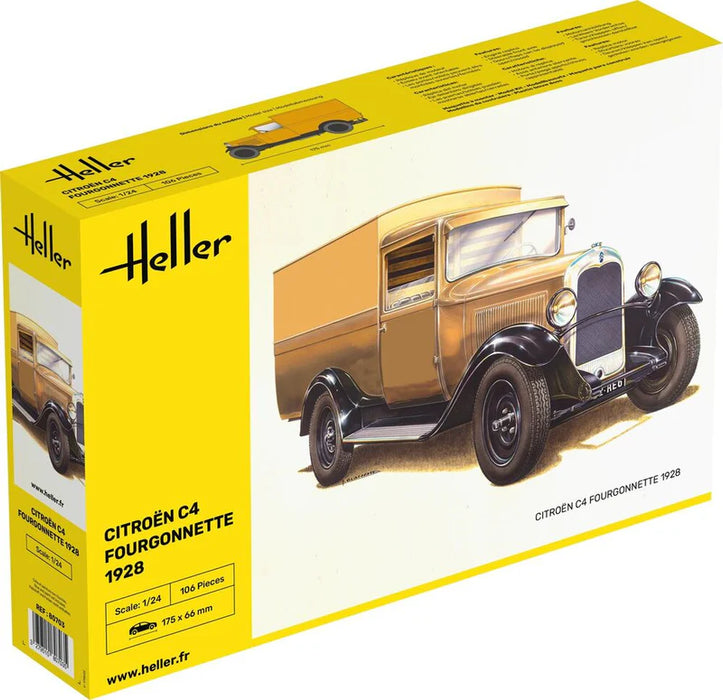 Heller 80703 1/24 1928 Citroen C4 Fourgonnette Van Model Kit