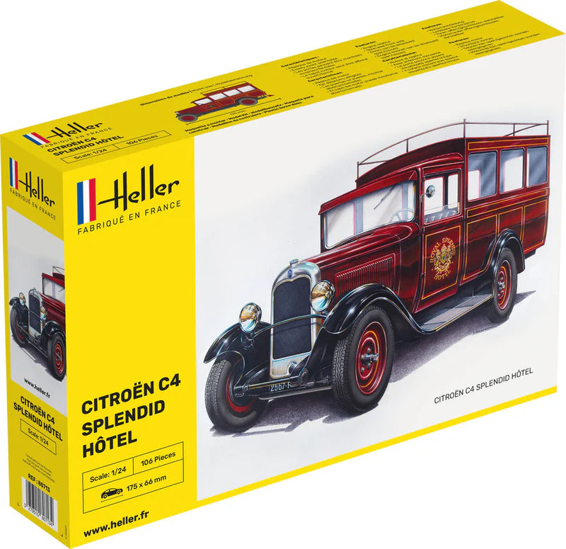 Heller 80713 1/24 Citroen C4 Royal Splendid Hotel Mini Passenger Bus Model Kit