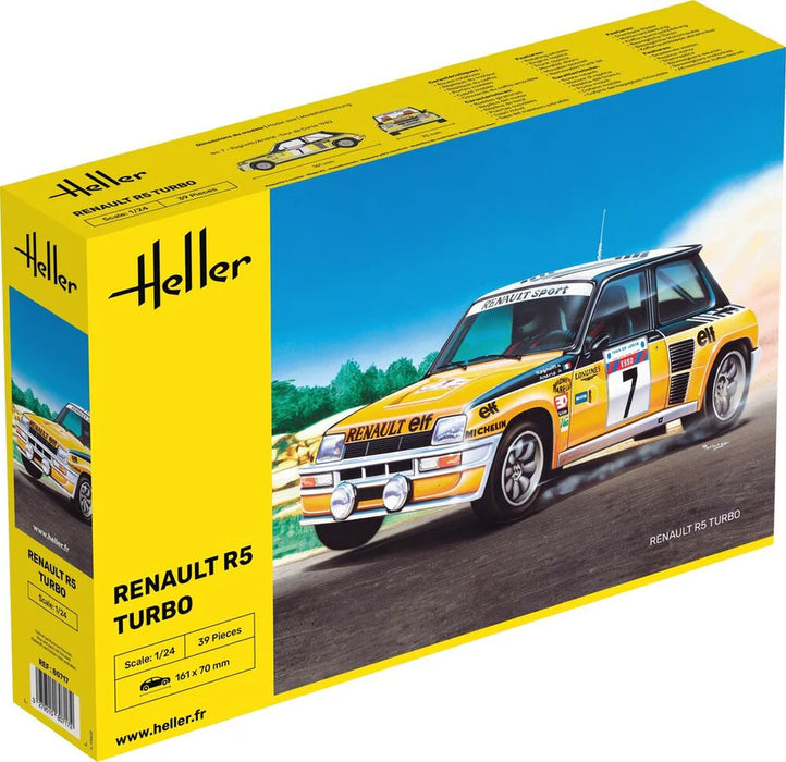 Heller 80717 1/24 Renault R5 Turbo Car Model Kit