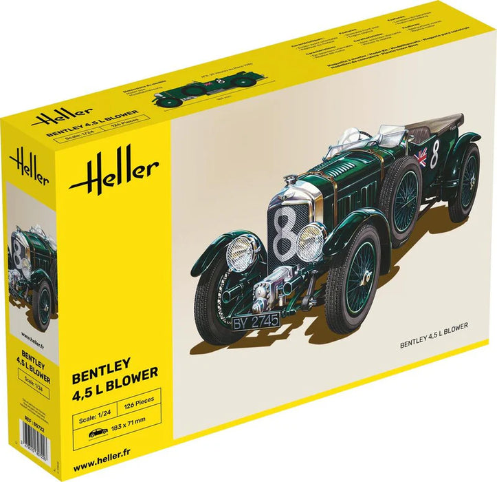 Heller 80722 1/24 Bentley 4.5L Blower Race Car Model Kit