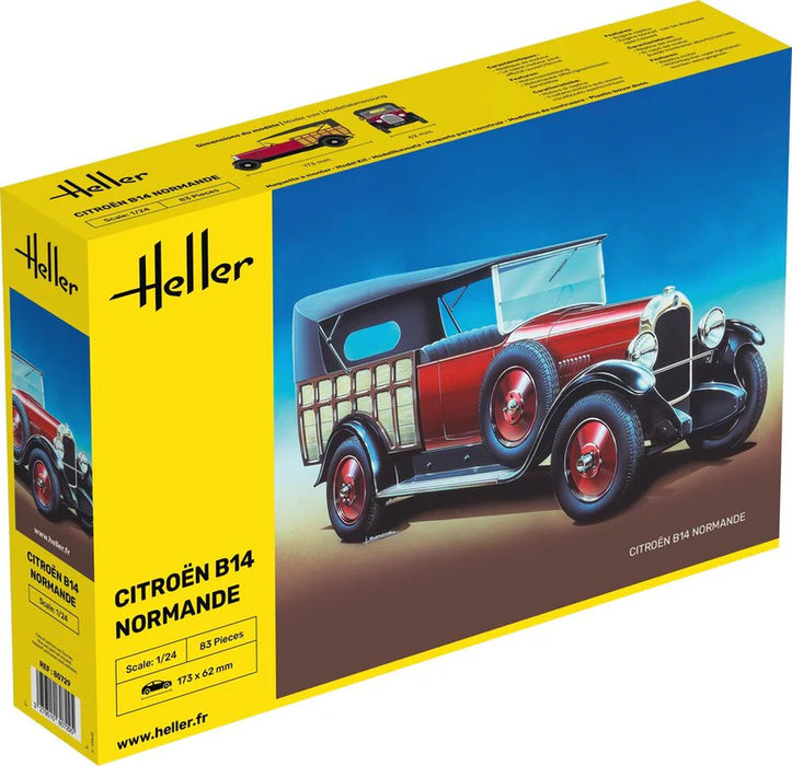 Heller 80729 1/24 Citroen B14 Normande Car Model Kit