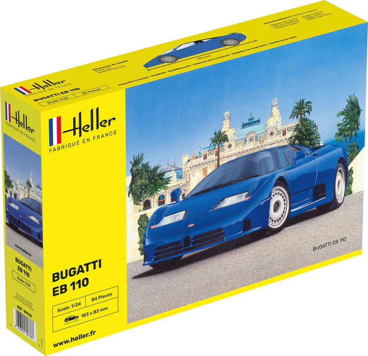 Heller 80738 1/24 Bugatti EB 110 Sports Car Model Kit
