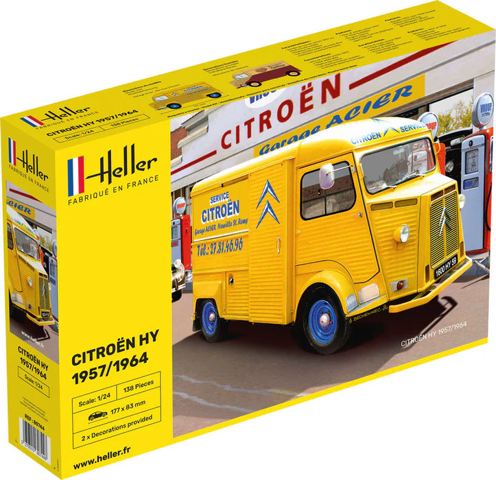 Heller 80744 1/24 Citroen HY 1957/1964 Service Van Model Kit