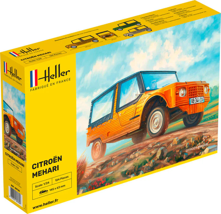 Heller 80760 1/24 Citroen Mehari Off-Road Vehicle Model Kit