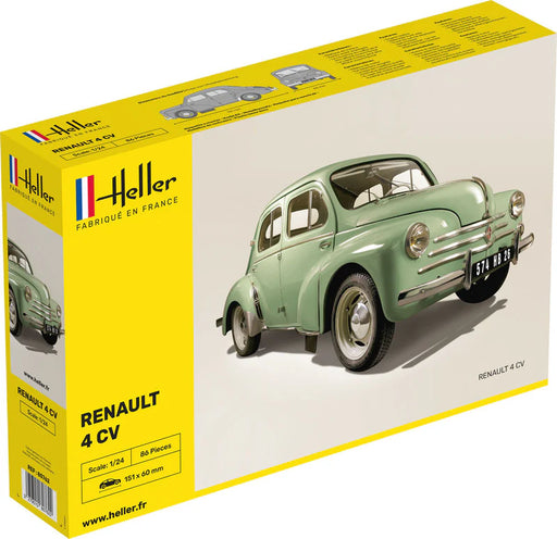 Heller 80762 1/24 Renault 4 CV 4-Door Car Model Kit