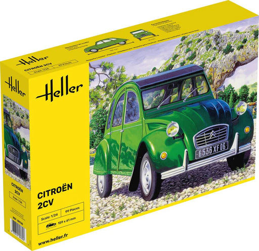 Heller 80765 1/24 Citroen 2CV 4-Door Car Model Kit