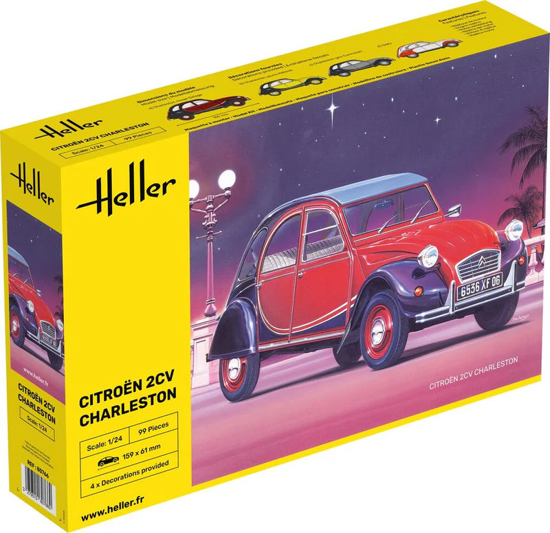 Heller 80766 1/24 Citroën 2CV Charleston Model Kit