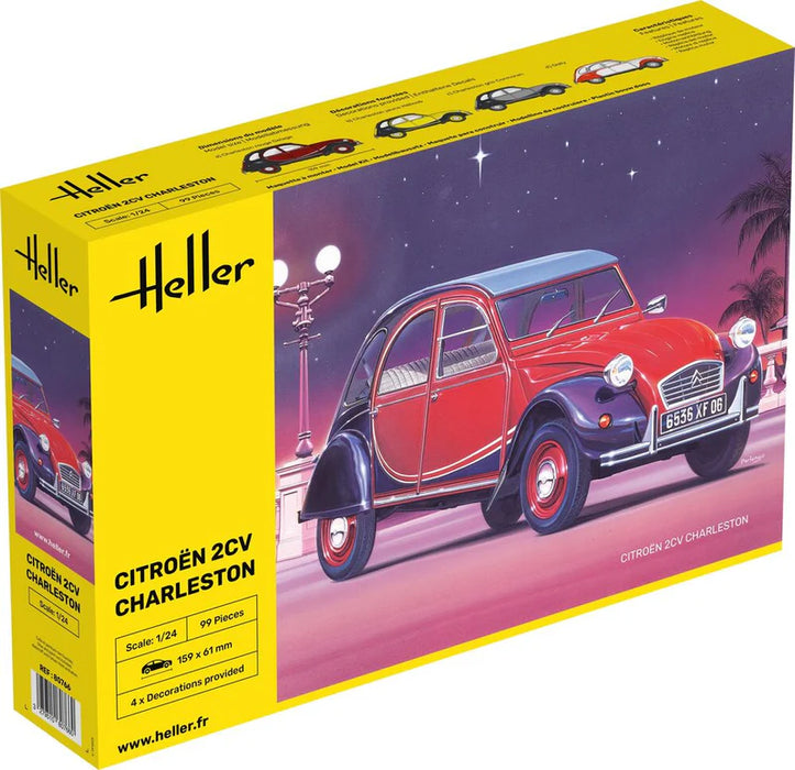 Heller 80766 1/24 Citroën 2CV Charleston Model Kit