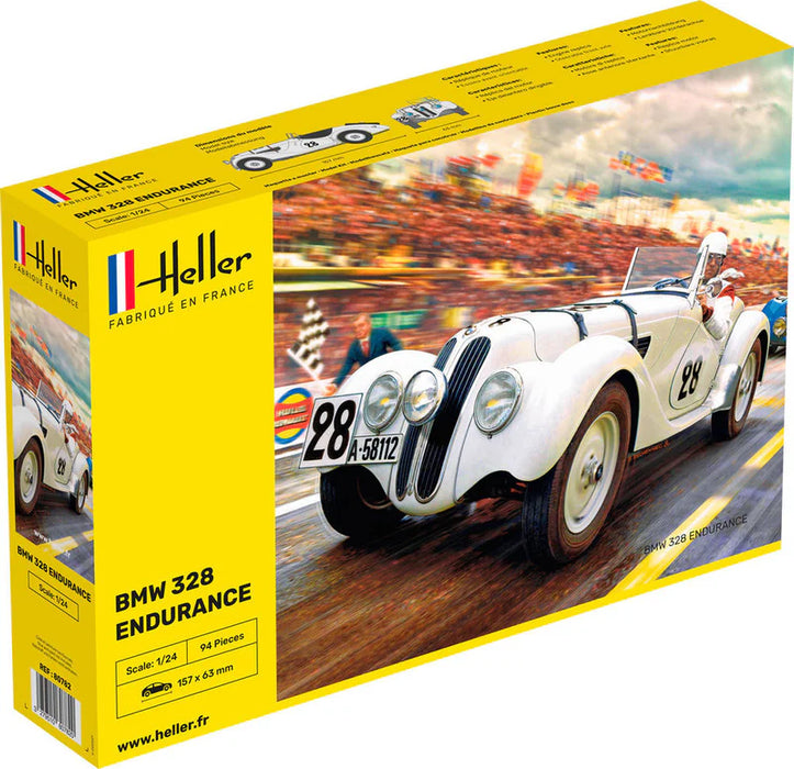 Heller 80782 1/24 BMW 328 Endurance Race Car Model Kit