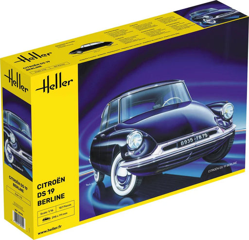 Heller 80795 1/16 Citroen DS19 4-Door Car Model Kit