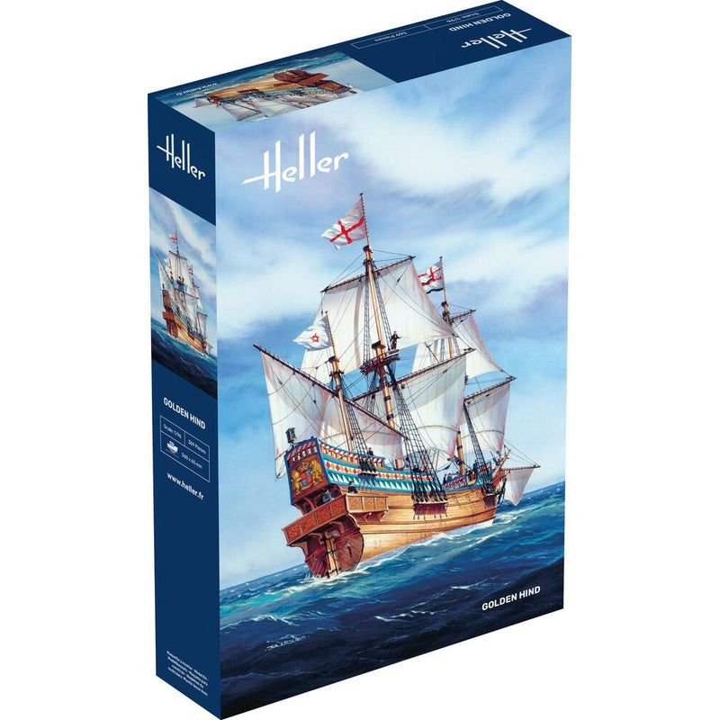 Heller 80829 1/200 Golden Hind Sailing Ship Model Kit
