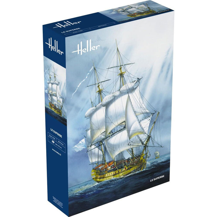 Heller 80895 1/150 LeSuperbe 3-Masted Sailing Ship Model Kit