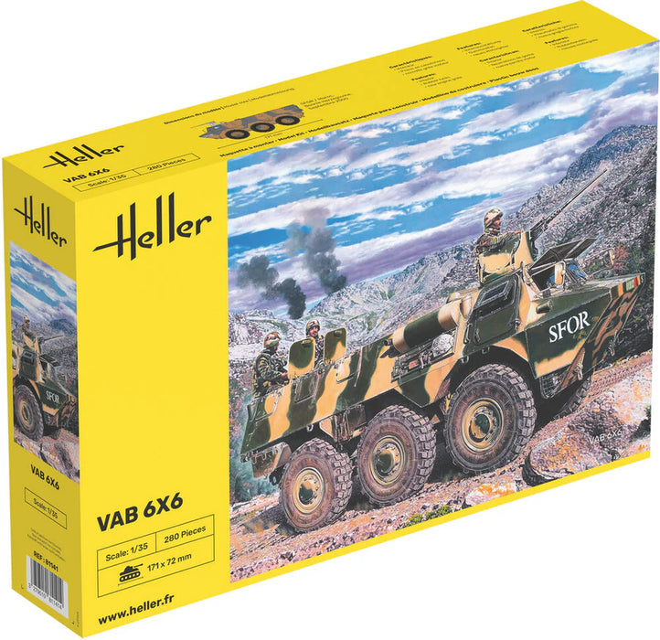 Heller 81141 1/35 VAB 6x6 Troop Transporter Vehicle Model Kit