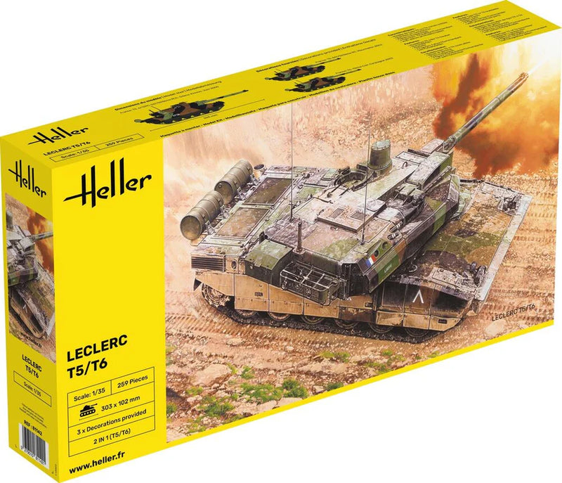 Heller 81142 1/35 Leclerc T5/T6 Main Battle Tank Model Kit
