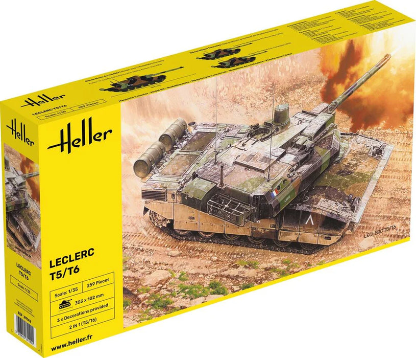 Heller 81142 1/35 Leclerc T5/T6 Main Battle Tank Model Kit