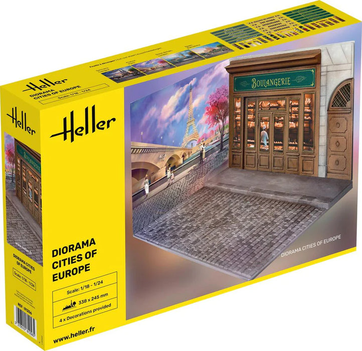 Heller 81256 1/24 Cities of Europe Store Front Diorama Set