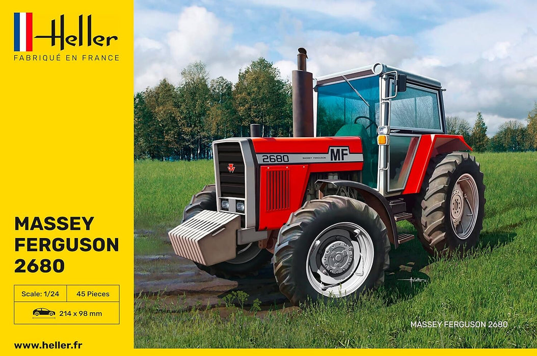 Heller 81402 1/24 Massey Ferguson 2680 Farm Tractor Model Kit