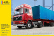 Heller 81702 1/32 Volvo F12-20 Globetrotter Tractor with Container & Semi-Trailer Model Kit
