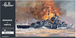 Heller 85078 1/400 Bismarck + Tirpitz Model Ship Kits